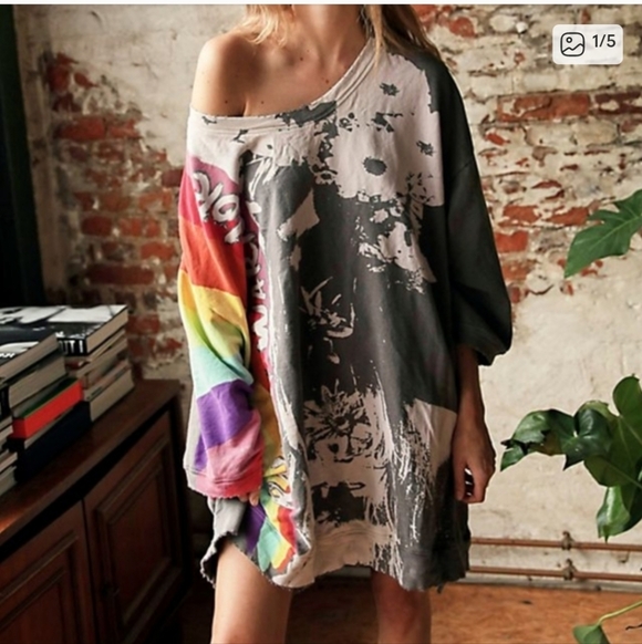 Magnolia Pearl Tops - Magnolia Pearl Rainbow Warrior Sweatshirt